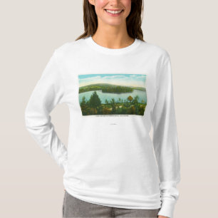 Ansicht von Loon See und von Blythewood Insel T-Shirt