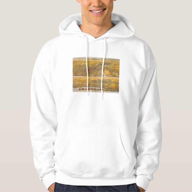 Ansicht von Los Angeles, 1894 Hoodie (Vorderseite)