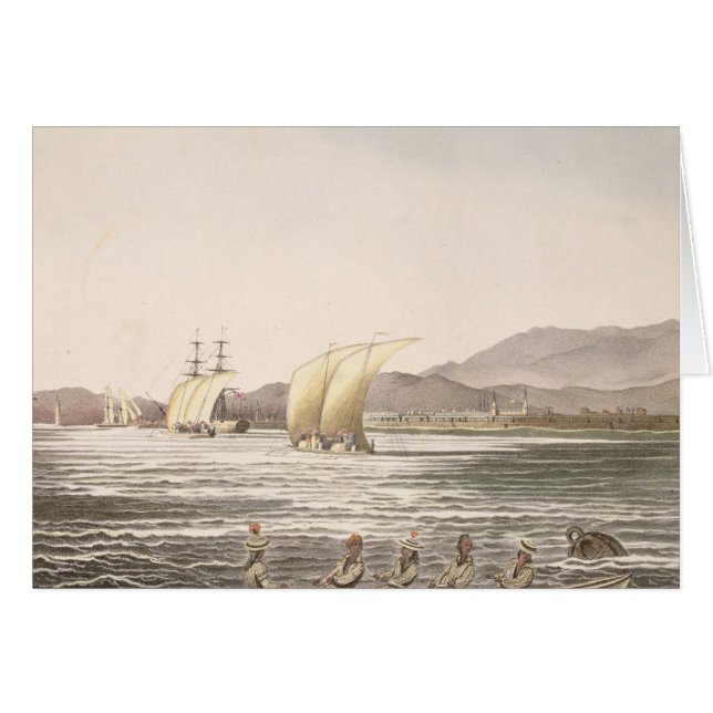 Ansicht von Manila, Philippinen, 1826 (Vorderseite (Horizontal))