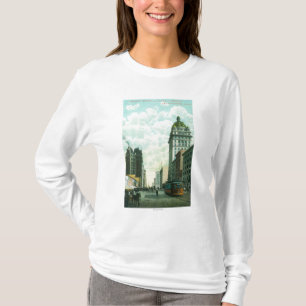 Ansicht von Markt-St. nahe 3. und von Kearny T-Shirt