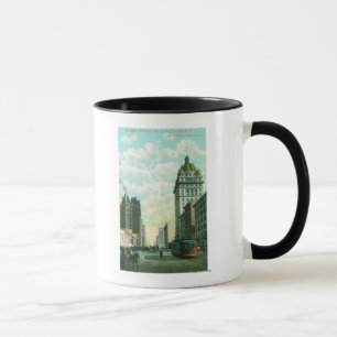 Ansicht von Markt-St. nahe 3. und von Kearny Tasse