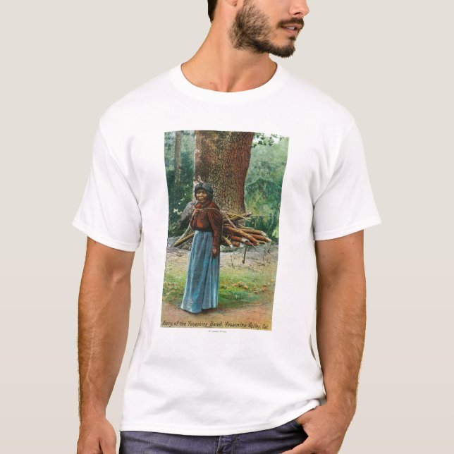 Ansicht von Mary des Yosemite-Eingeboren-Tragens T-Shirt (Vorderseite)