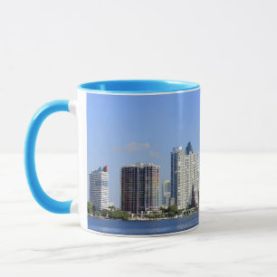 Ansicht von Miami-Skylinen Tasse