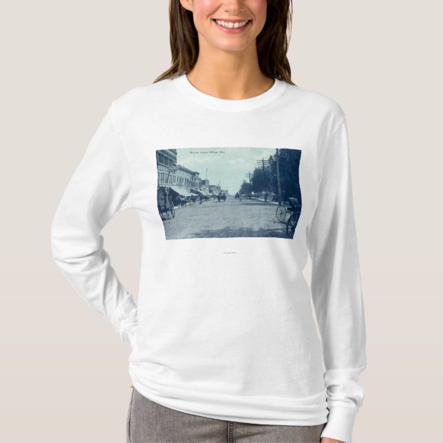 Ansicht von Montana AvenueBillings, M.Ü. T-Shirt (Vorderseite)