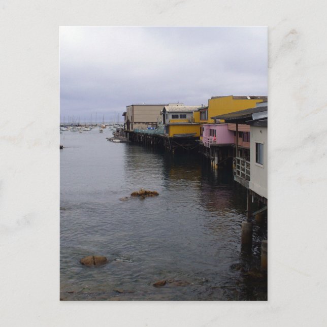 Ansicht von Monterey, CA Postkarte (Vorderseite)