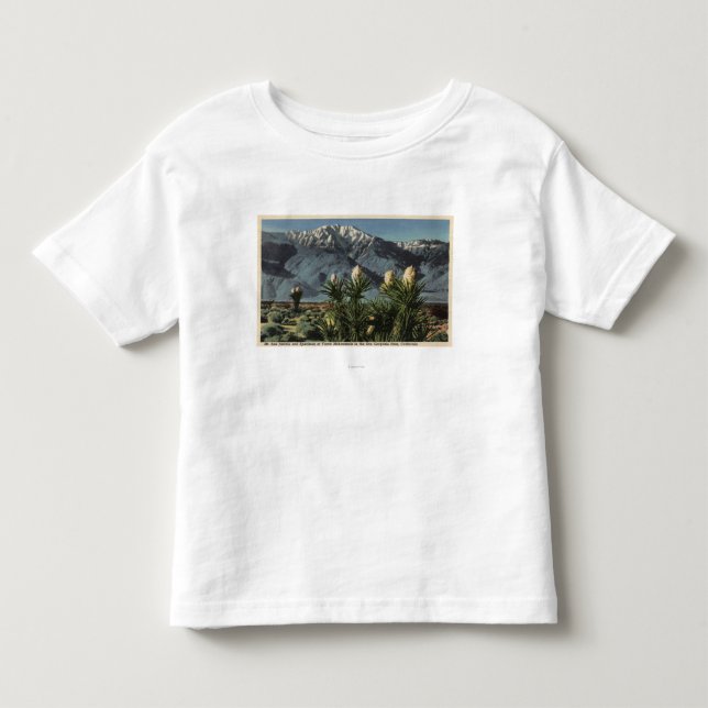 Ansicht von Mt. San Jacinto, Yucca Mohavensis Kleinkind T-shirt (Vorderseite)