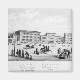Ansicht von München, 1869 Magnet