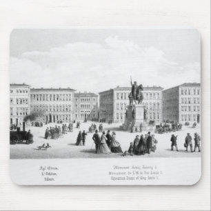 Ansicht von München, 1869 Mousepad