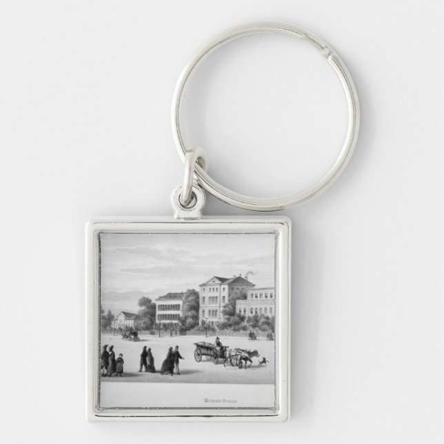 Ansicht von München, 1869 Schlüsselanhänger (Vorne)
