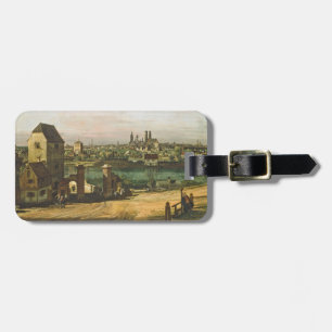 Ansicht von München, C. 1761 (Öl auf Leinwand) Gepäckanhänger