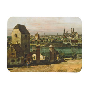 Ansicht von München, C. 1761 (Öl auf Leinwand) Magnet