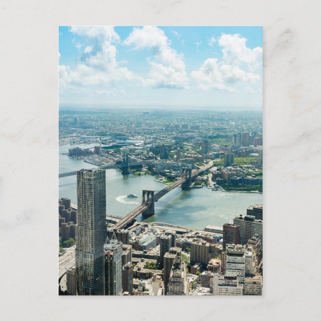 Ansicht von New- Yorkpostkarte Postkarte (Vorderseite)