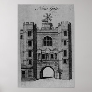 Ansicht von Newgate Poster