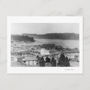 Ansicht von North Bend, Oregon Foto Postkarte