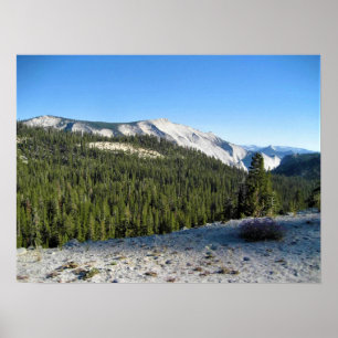 Ansicht von Olmstead Point, Yosemite, CA Poster