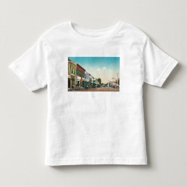 Ansicht von OstStreetHealdsburg, CA Kleinkind T-shirt (Vorderseite)