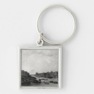Ansicht von Paris vom Pont-Neuf, c.1800 Schlüsselanhänger