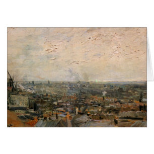 Ansicht von Paris von Montmarte durch Vincent van