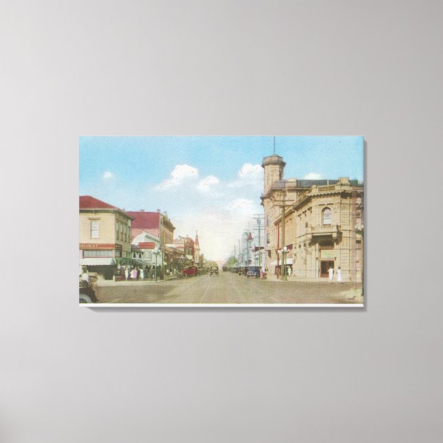 Ansicht von Park StreetAlameda, CA Leinwanddruck (Vorderseite)