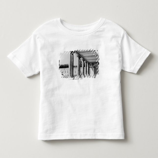 Ansicht von peristyle und von links Flügel des Kleinkind T-shirt (Vorderseite)