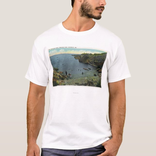 Ansicht von Perkins-Bucht, schwimmende Szene T-Shirt (Vorderseite)