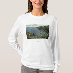 Ansicht von Perkins-Bucht, schwimmende Szene T-Shirt
