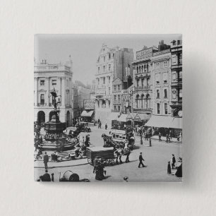 Ansicht von Piccadilly Zirkus, C. 1900 Button