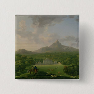 Ansicht von Powerscourt, Landkreis Wicklow, Button