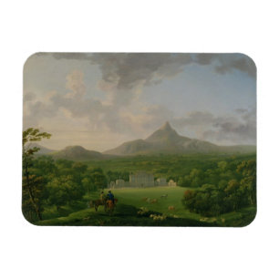 Ansicht von Powerscourt, Landkreis Wicklow, Magnet