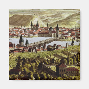 Ansicht von Prag Magnet