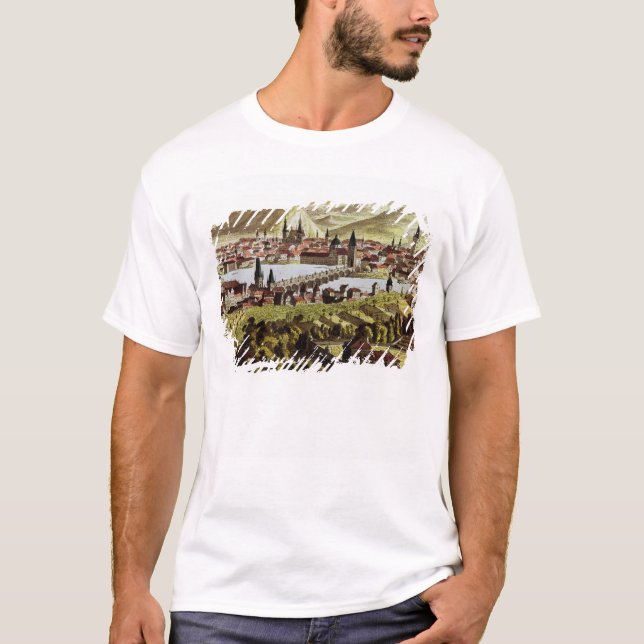 Ansicht von Prag T-Shirt (Vorderseite)