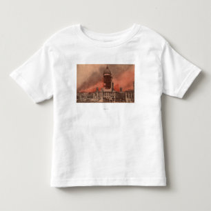 Ansicht von Rathaus nach Erdbeben Kleinkind T-shirt