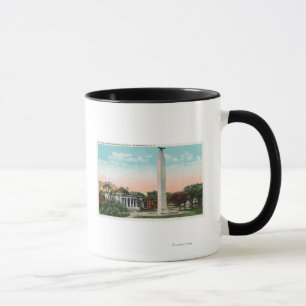 Ansicht von Rathaus und von MacDonough Denkmal Tasse