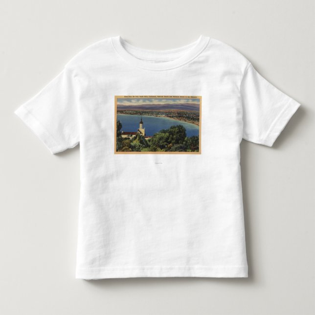 Ansicht von Redondo u. Hermosa Stränden, Kleinkind T-shirt (Vorderseite)