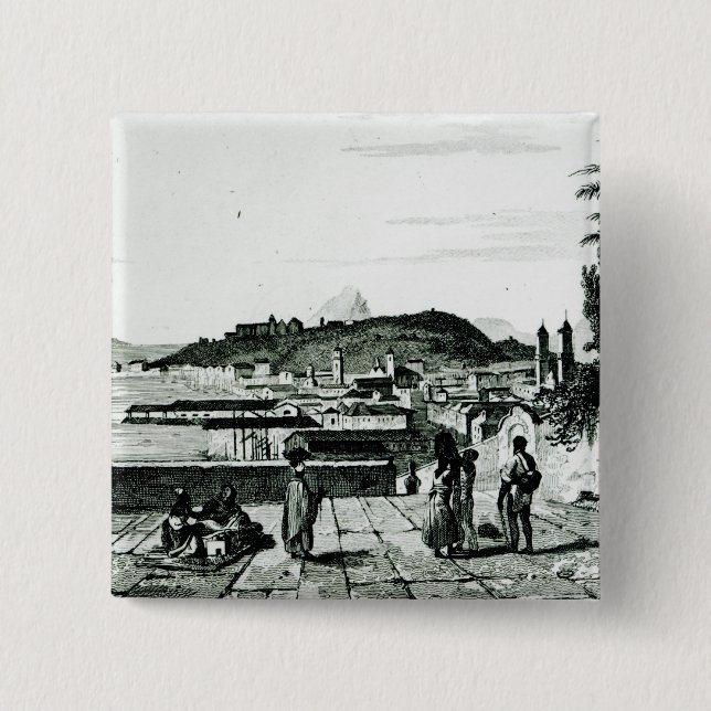 Ansicht von Rio de Janeiro von der Kirche Button (Vorderseite)