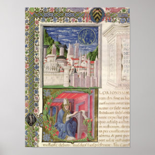 Ansicht von Rom als der Stadt des Gottes Poster