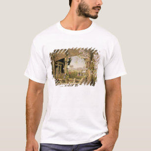 Ansicht von rustikalen Seat, Shrublands, 'vom G T-Shirt