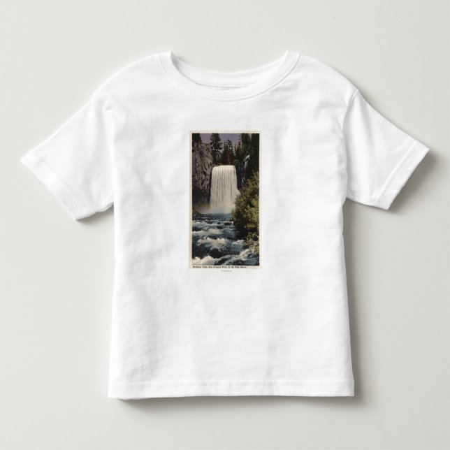 Ansicht von San Joaquin River u. Regenbogen-Fällen Kleinkind T-shirt (Vorderseite)