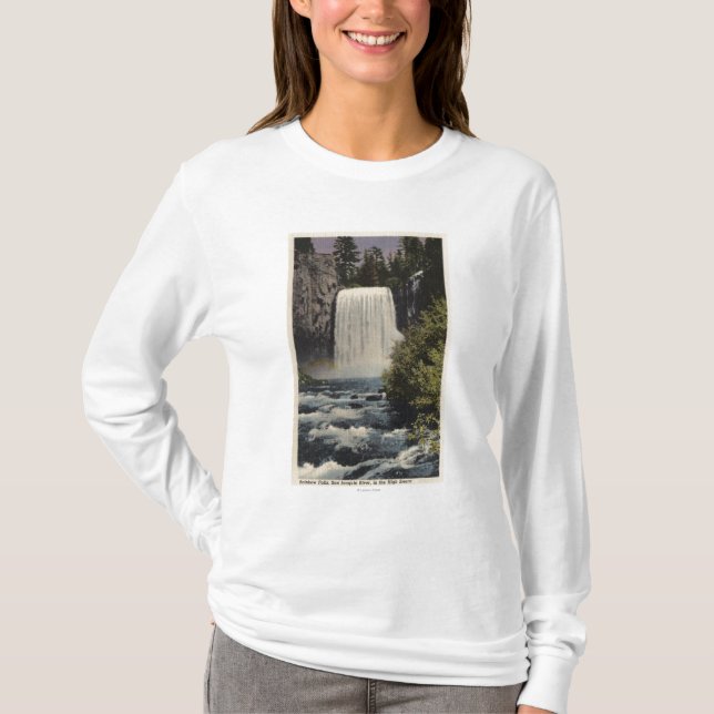 Ansicht von San Joaquin River u. Regenbogen-Fällen T-Shirt (Vorderseite)