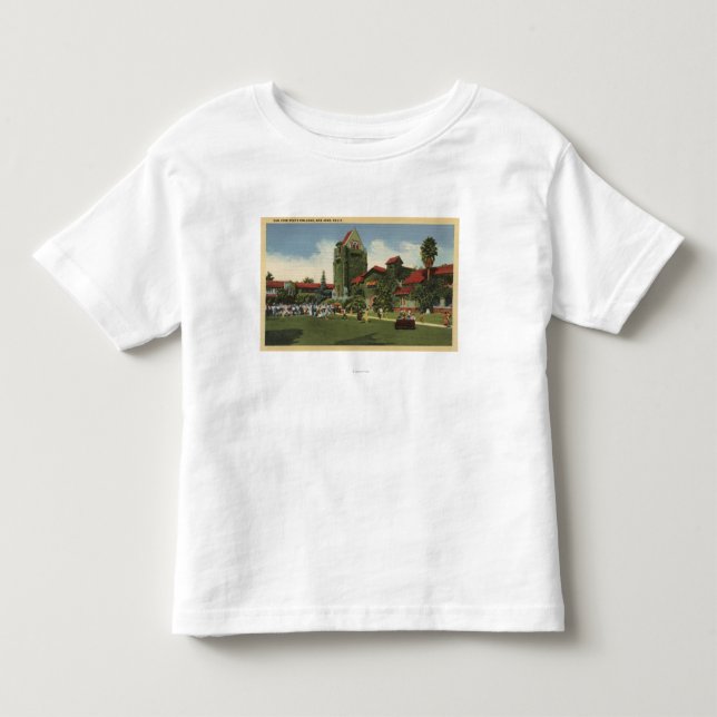 Ansicht von San- JoseStaats-Uni-Campus Kleinkind T-shirt (Vorderseite)