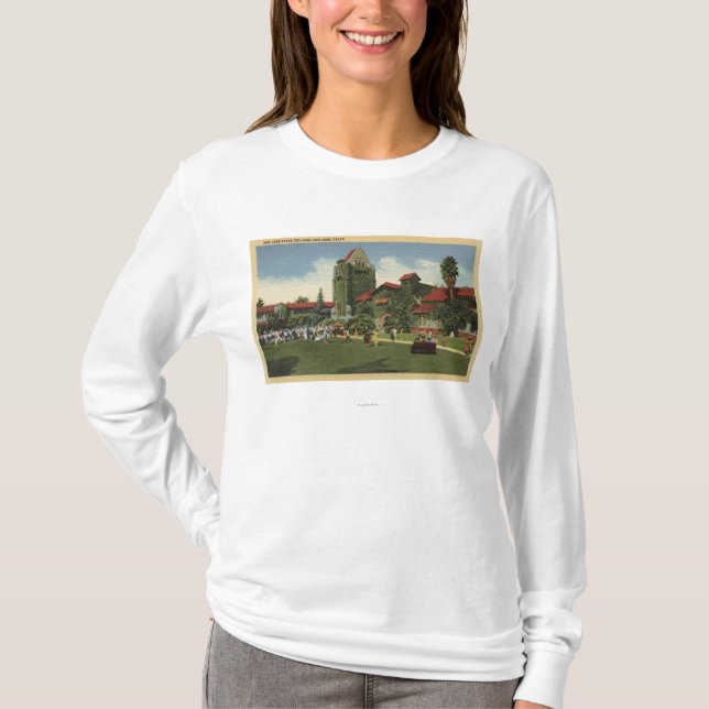 Ansicht von San- JoseStaats-Uni-Campus T-Shirt (Vorderseite)
