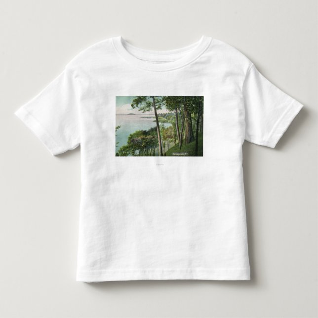 Ansicht von Saratoga See # 2 Kleinkind T-shirt (Vorderseite)