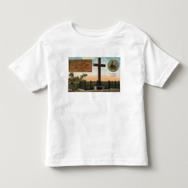 Ansicht von Serra Monument, alte Stadt San Diego Kleinkind T-shirt (Vorderseite)
