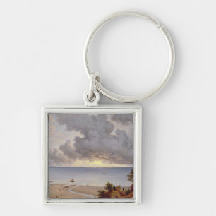 Ansicht von Shanklin, Insel von Wight, c.1827 (Öl Schlüsselanhänger