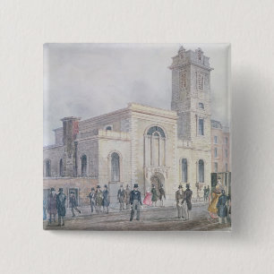 Ansicht von St Bartholomew Kirche Button
