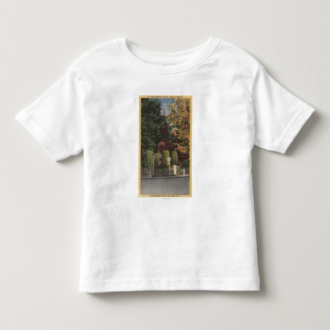 Ansicht von St- JamesEpiskopale Kirche Kleinkind T-shirt (Vorderseite)