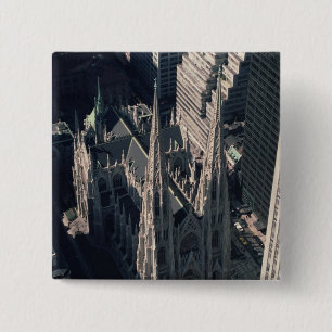 Ansicht von St Patrick Kathedrale Button