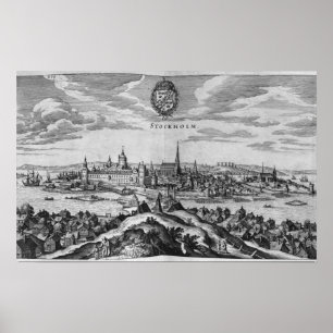 Ansicht von Stockholm Poster