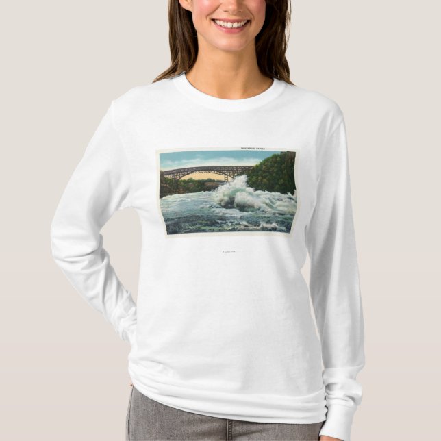Ansicht von StrudelRapids Brücke und Strudel T-Shirt (Vorderseite)