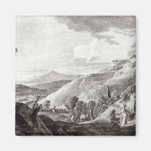 Ansicht von Tarquinia und von Corneto Magnet